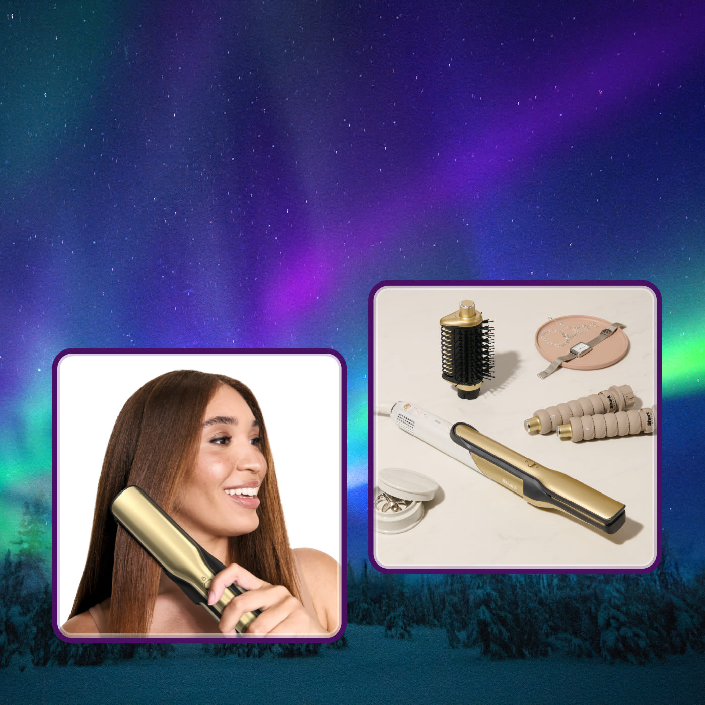 Elettrodomestici Shark per la cura dei capelli e la pulizia della casa