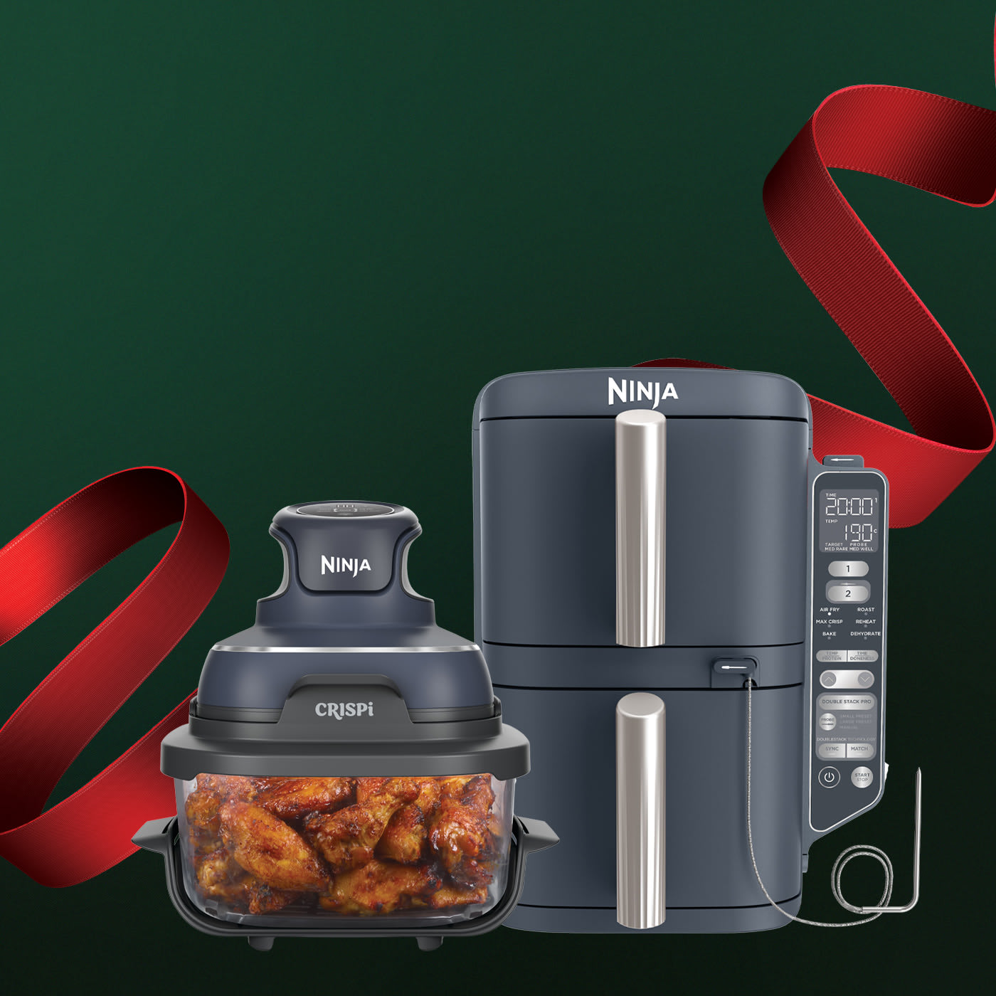 Immagine dei prodotti Ninja con sfondo aurora boreale