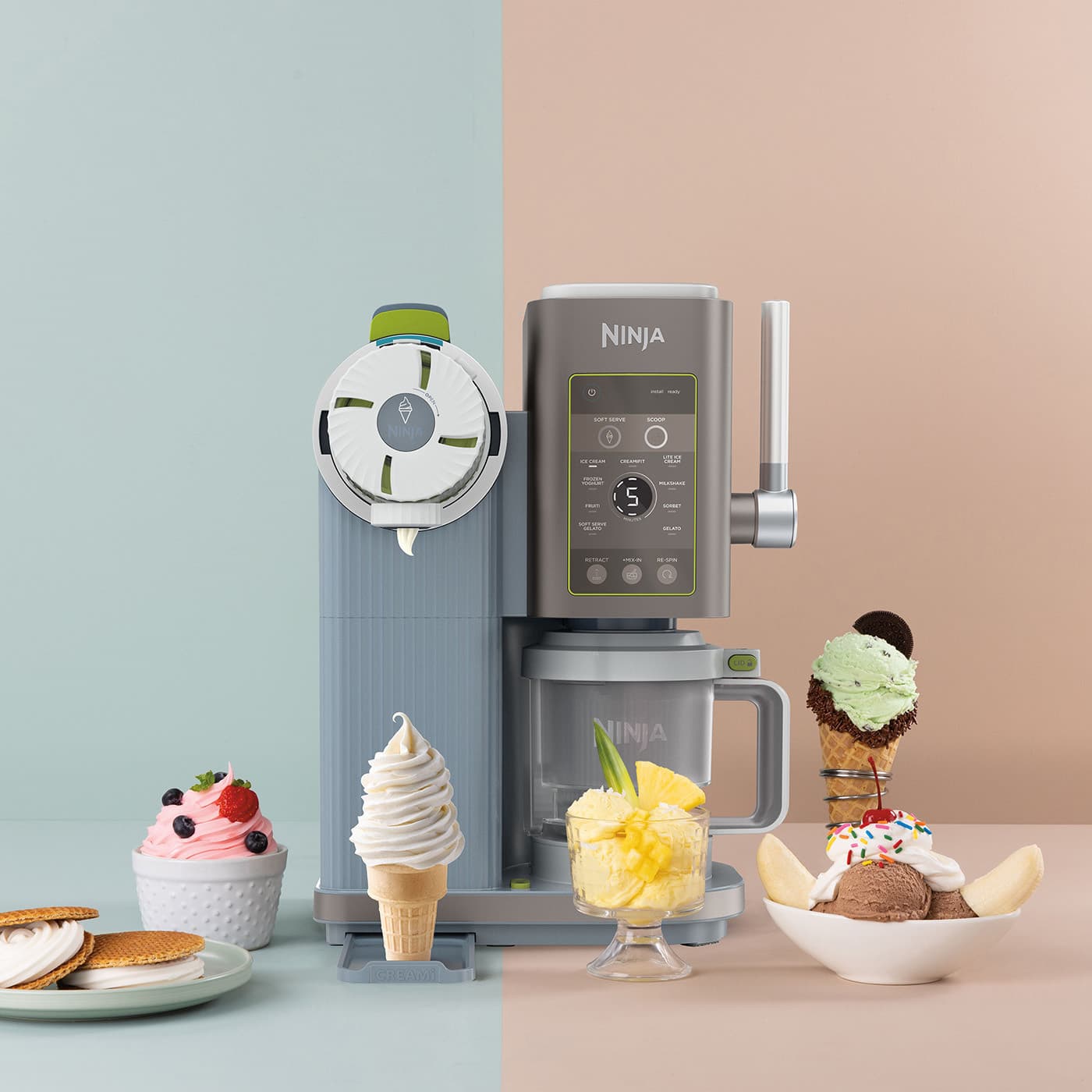 Des glaces et des milkshakes &agrave; votre image