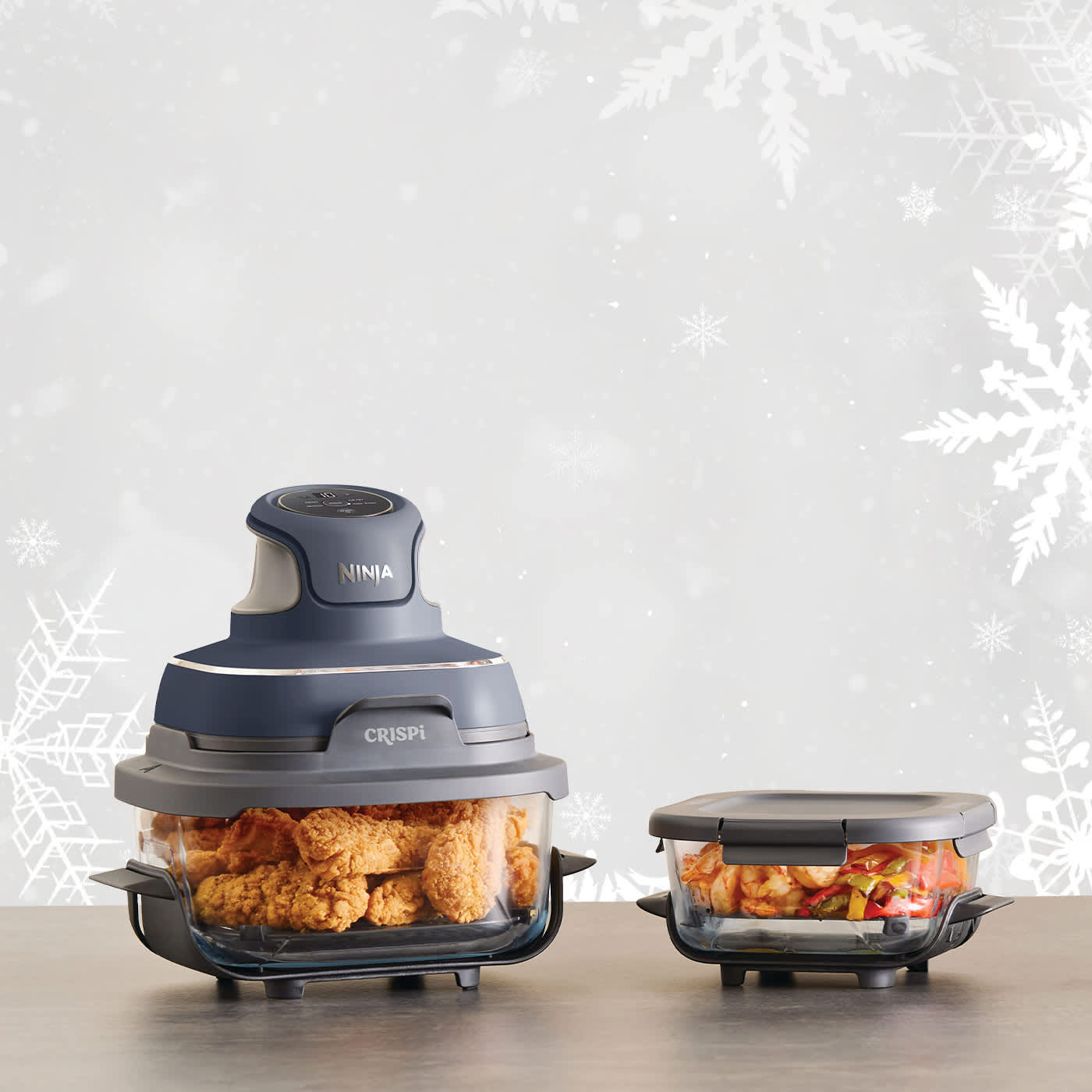 Air Fryer modulaire en verre Ninja CRISPi coloris Cyber Space