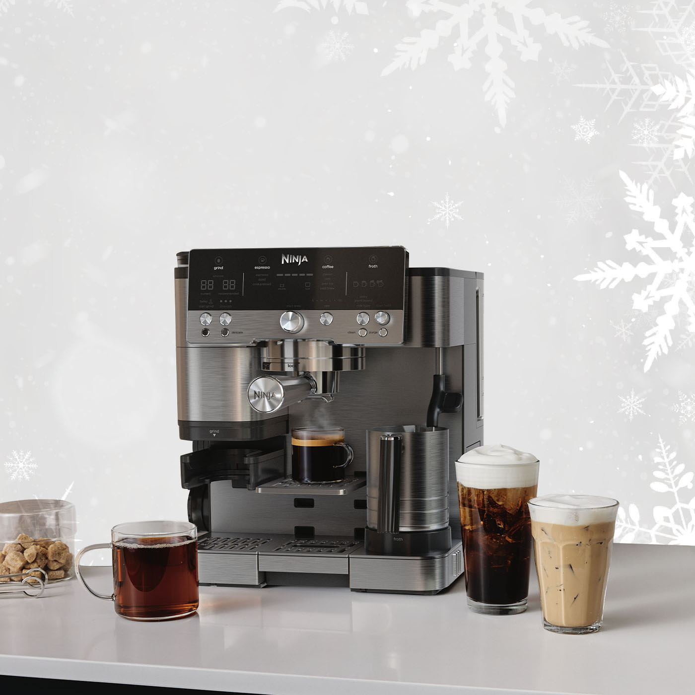 Air Fryer modulaire en verre Ninja CRISPi coloris Cyber Space