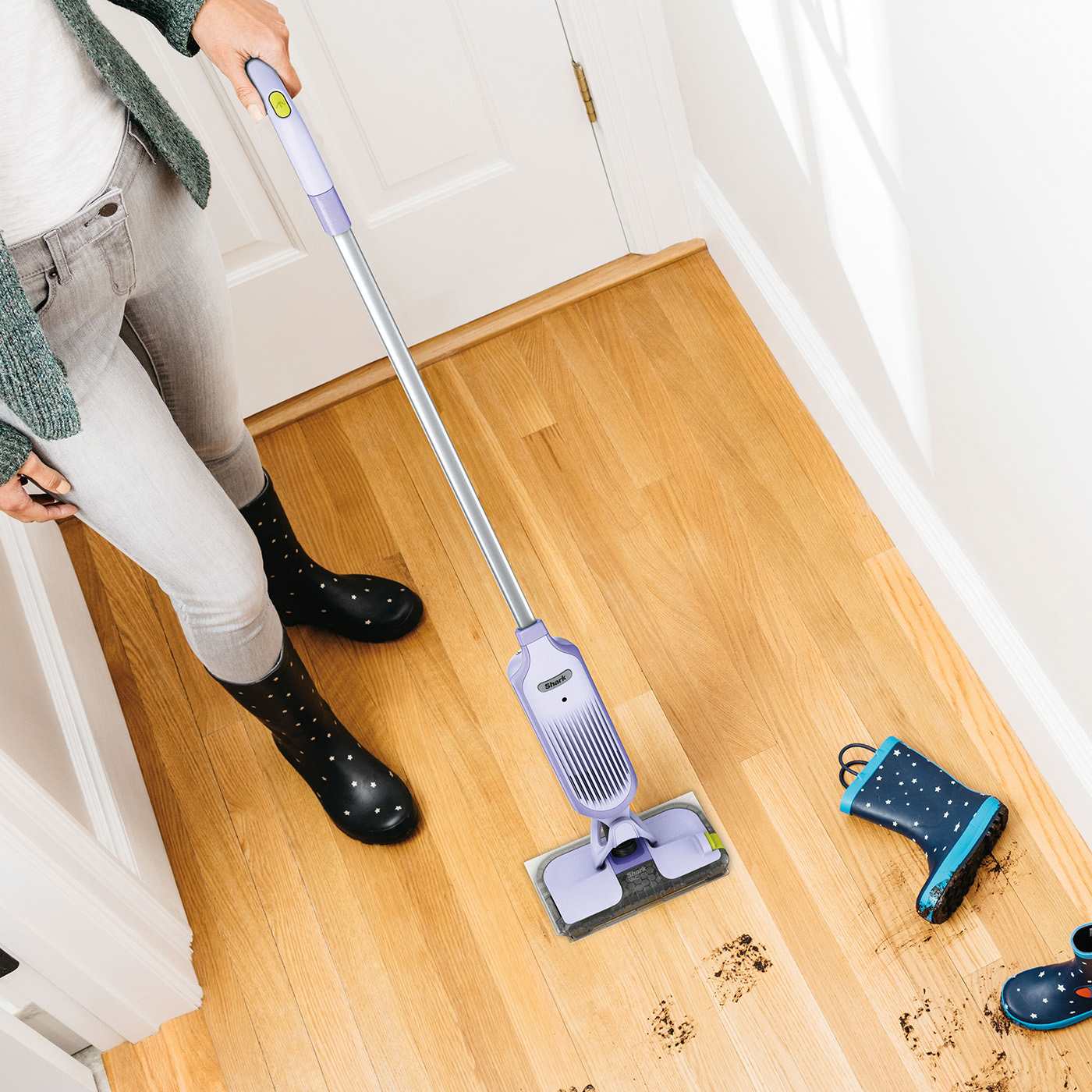 Vollst&auml;ndige Reinigung mit einem einzigen Einwegpad