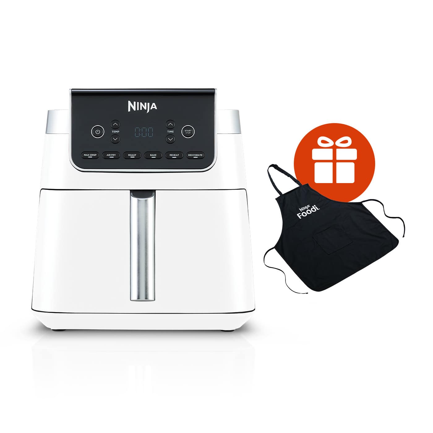 Friggitrice ad aria Ninja MAX PRO da 6,2 L bianca AF180EUWH product photo