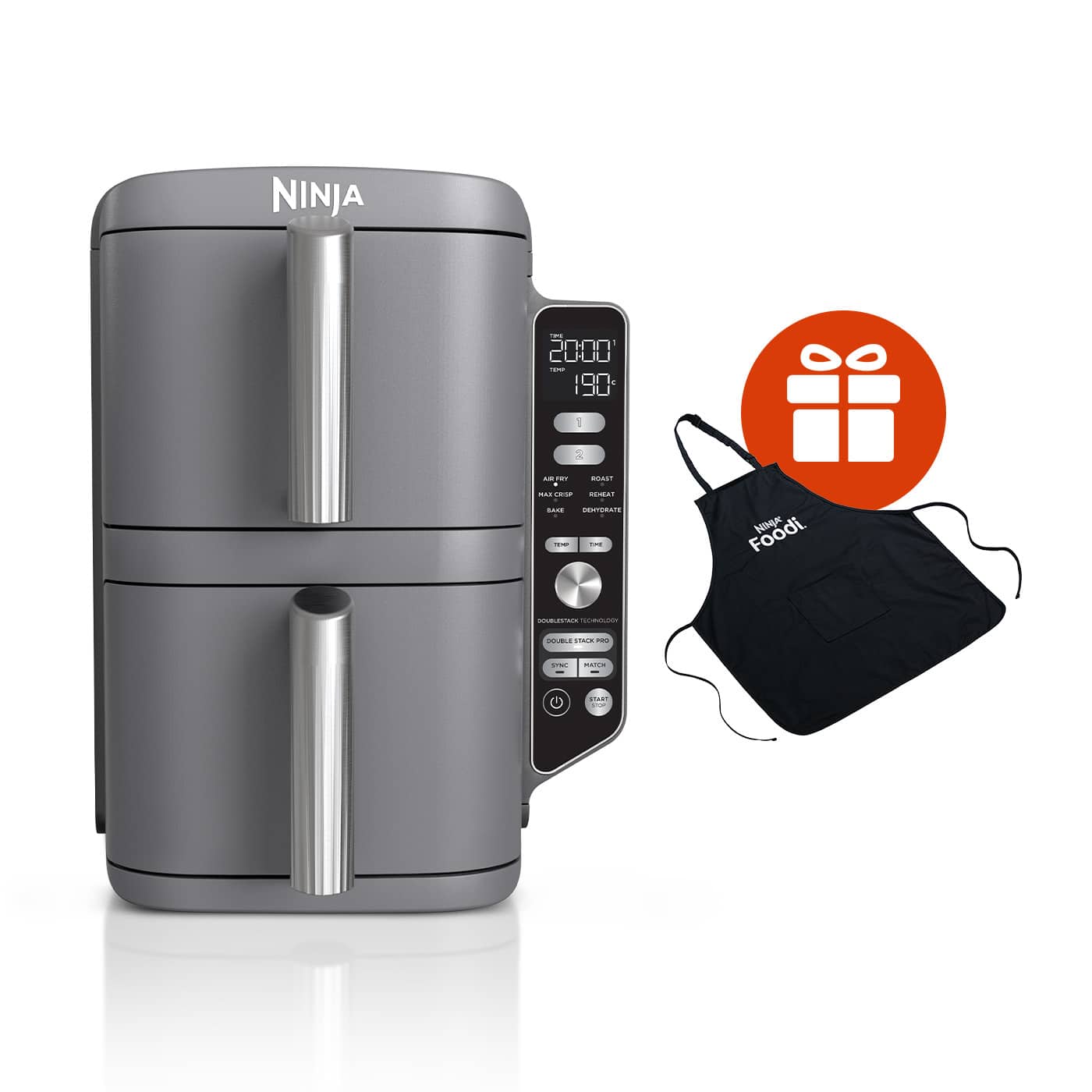 Friggitrice ad aria Ninja Double Stack XL da 9,5 L SL400EU product photo