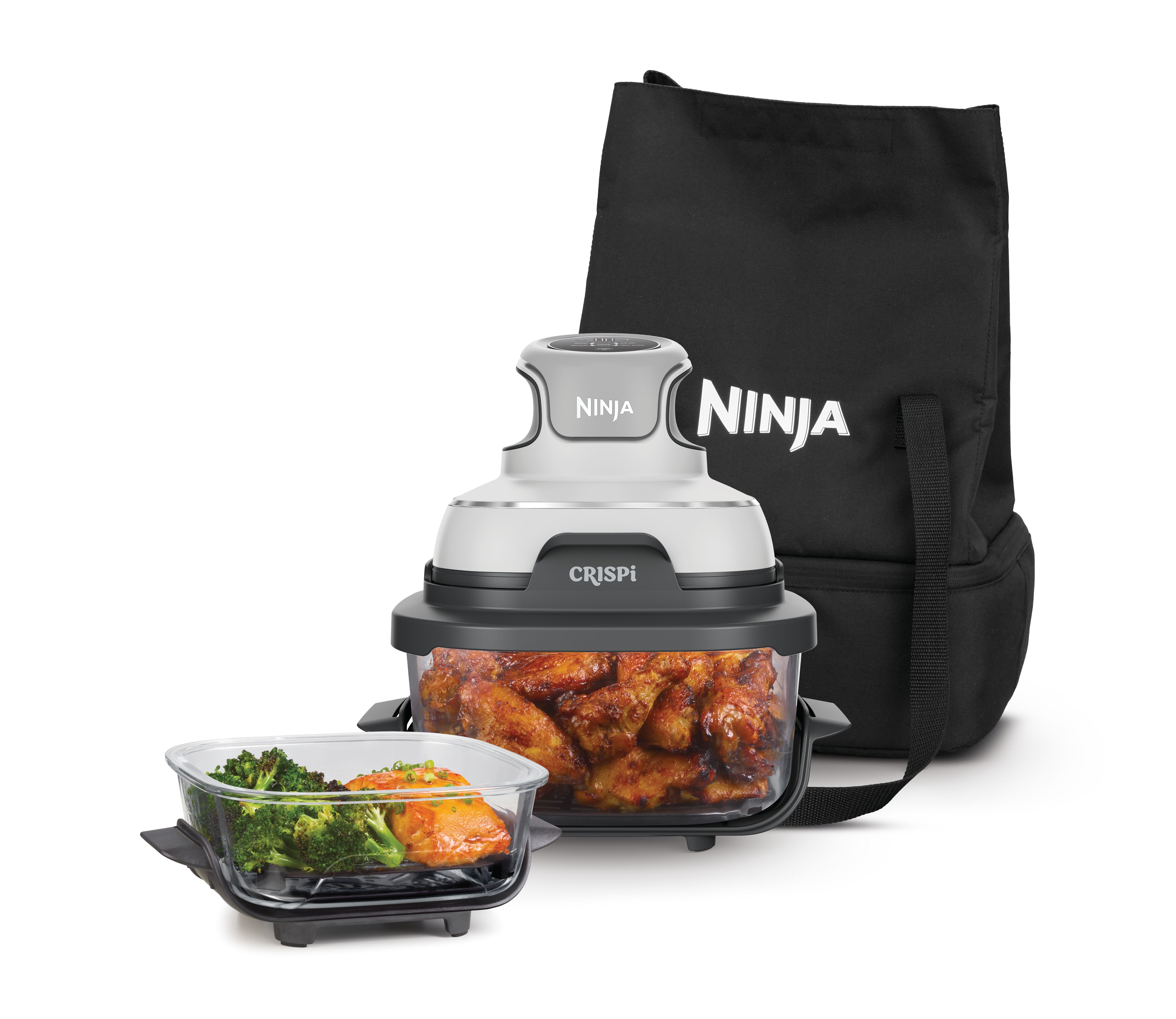 Air Fryer modulaire en verre Ninja CRISPi Blanc FN102EU photo du produit