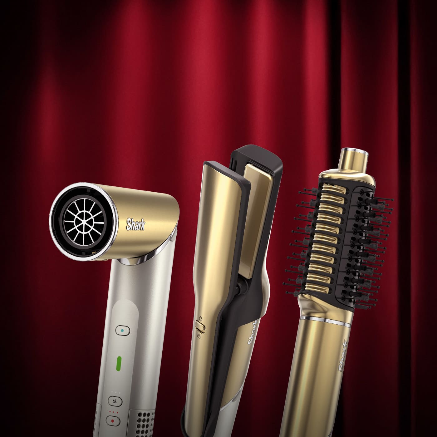 Aspiradoras sin cable Shark en un salón