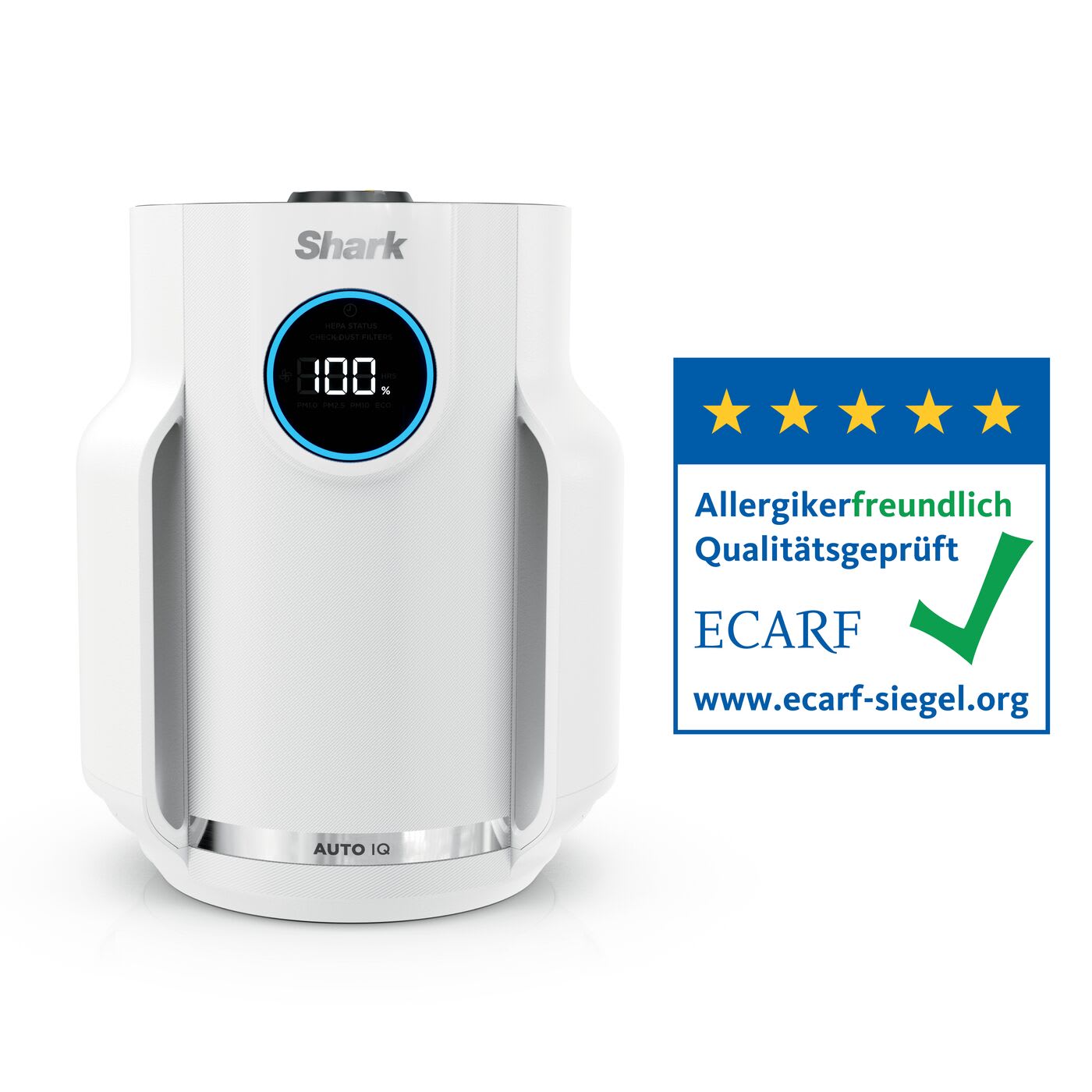 Shark NeverChange Luftreiniger Compact Pro f&uuml;r bis zu 5 Jahre - Wei&szlig; HP072EUWH Produktbild