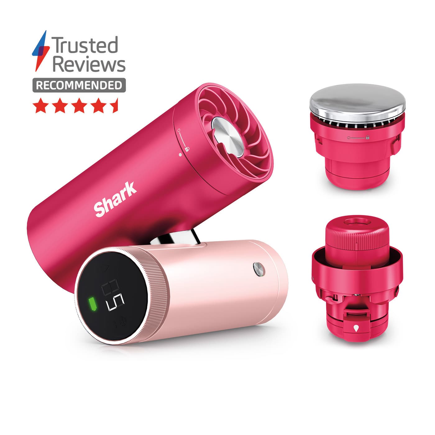 Shark ChillPill 3-in-1 Fan, Mist & InstaChill System &ndash; Dragon Fruit FA022UKPK product photo