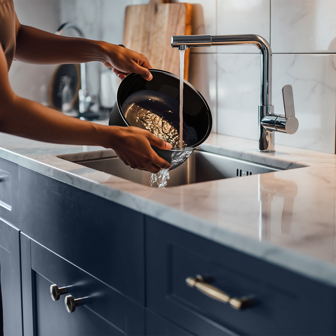 Leicht zu reinigende Keramikbeschichtung, hergestellt ohne PFAs: