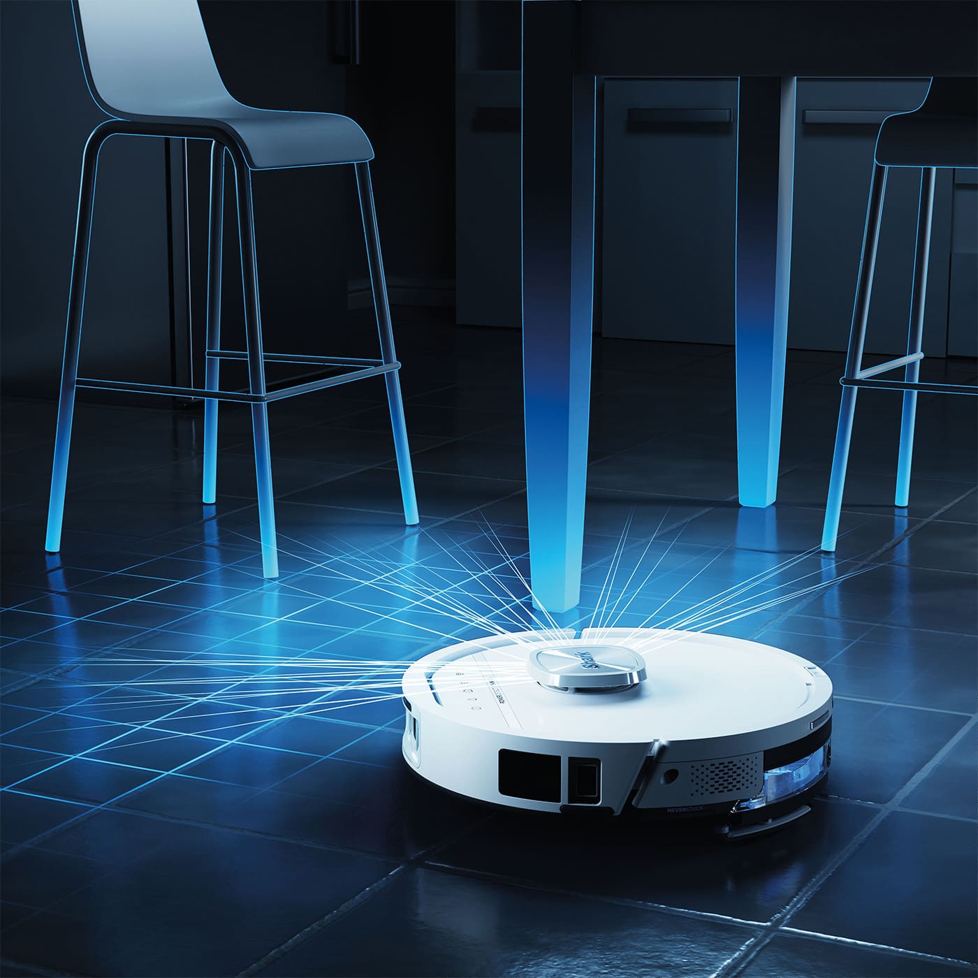 Sharks erster Saugroboter mit UV-Licht