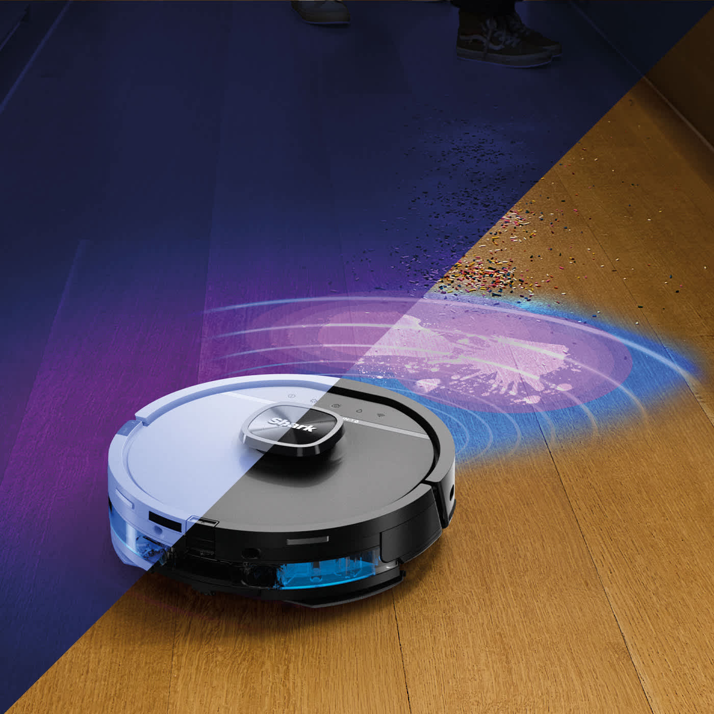 Shark PowerDetect UV Reveal 2-in-1 Saug- und Wischroboter