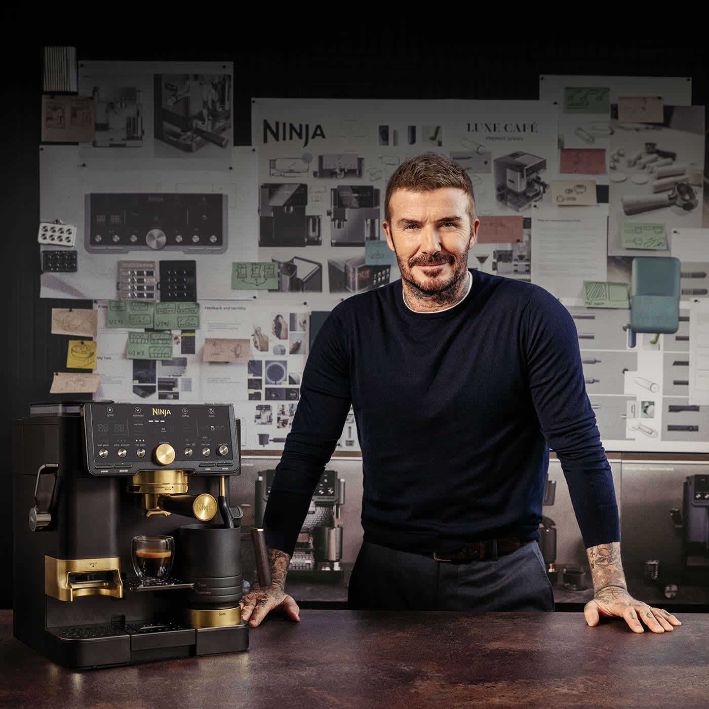 david beckham kaffemaschine
