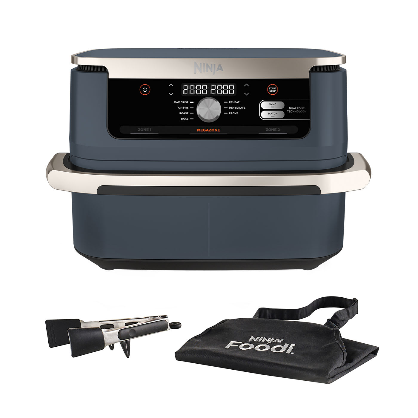 Ninja Foodi FlexDrawer 10 4 L Heißluftfritteuse - Cyber Space AF500EUCYD