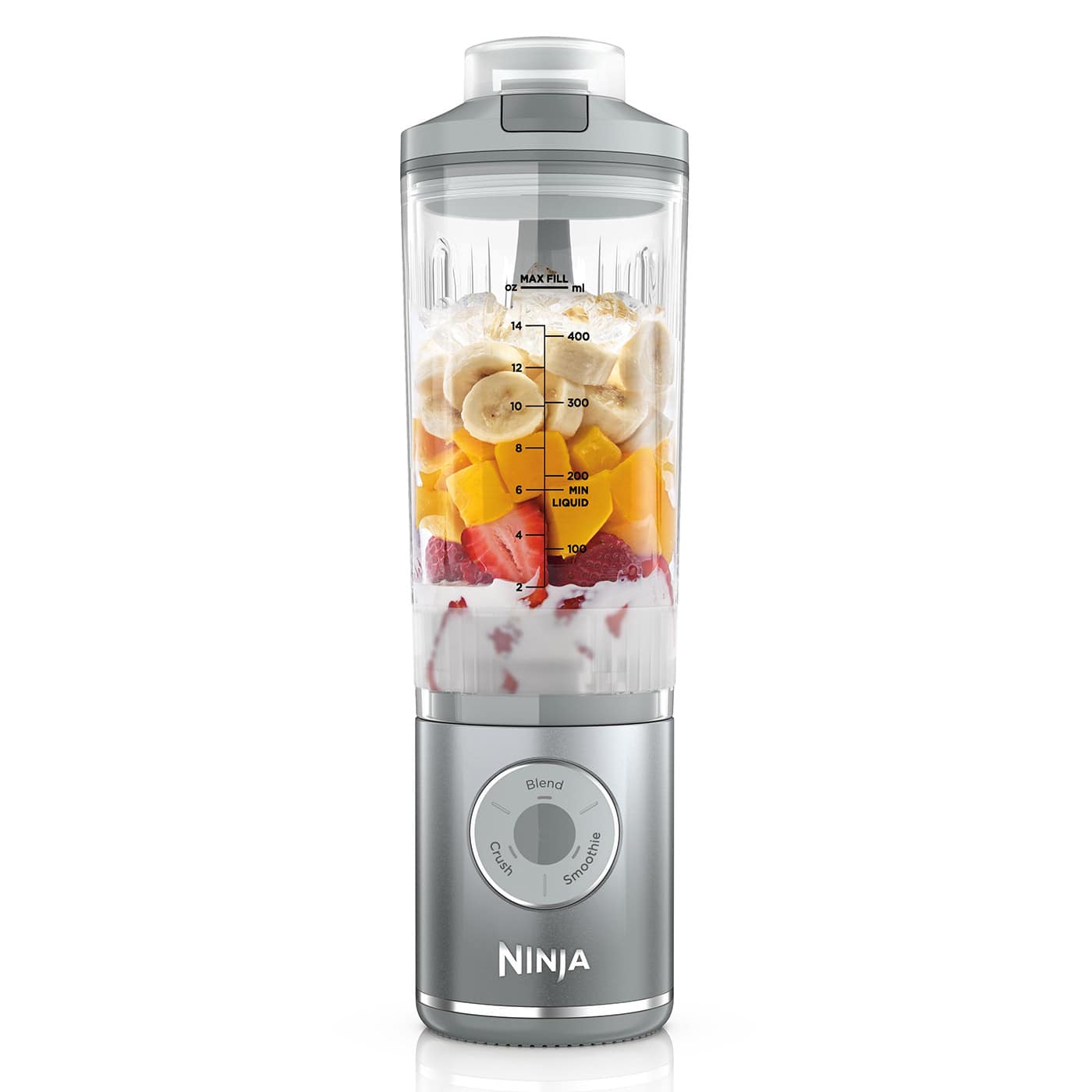 Blender portable sans fil Ninja Blast Max - Argent BC251EUSL