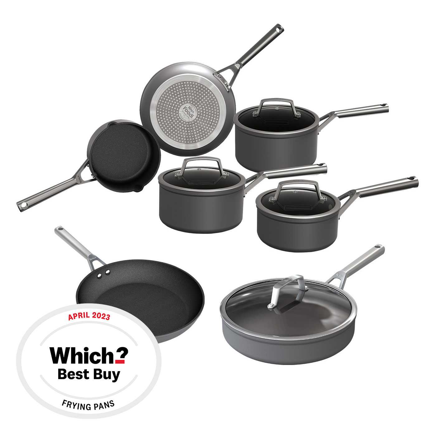 Exclusive: Ninja 7-Piece Cookware Bundle with ZEROSTICK - C32UKDB