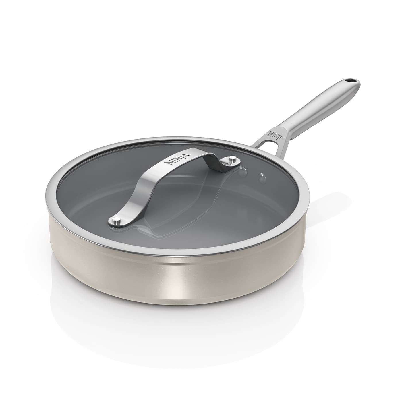 Ninja Ceramic Pro 26cm Sauté Pan - Stone