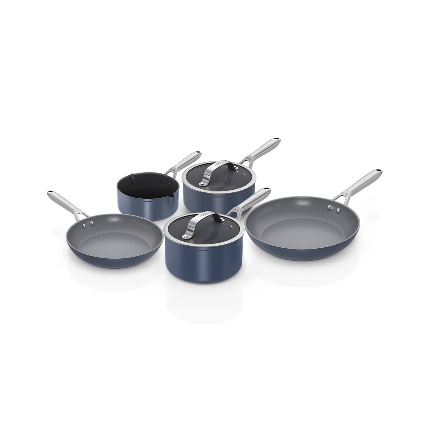 Ninja ZEROSTICK Ceramic Pro 5-Piece Pan Set - Midnight Blue
