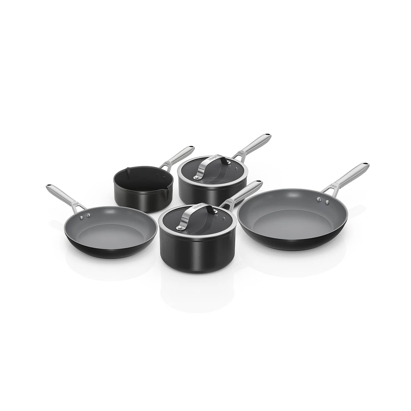 Ninja ZEROSTICK Ceramic Pro 5-Piece Pan Set - Black