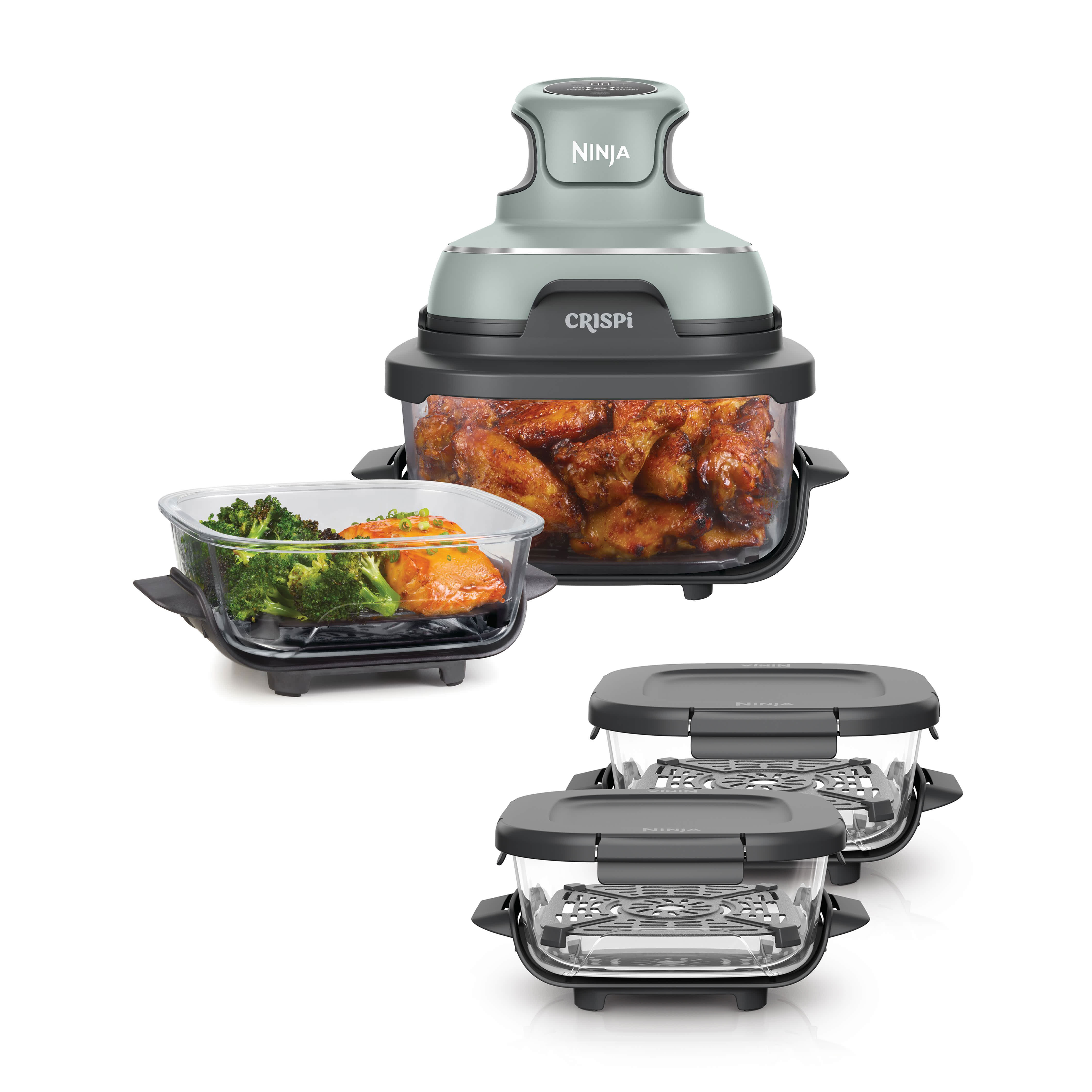 Ninja CRISPi Glas-Heißluftfritteuse - Meal Prep Set - FN101EUSGBNDL1