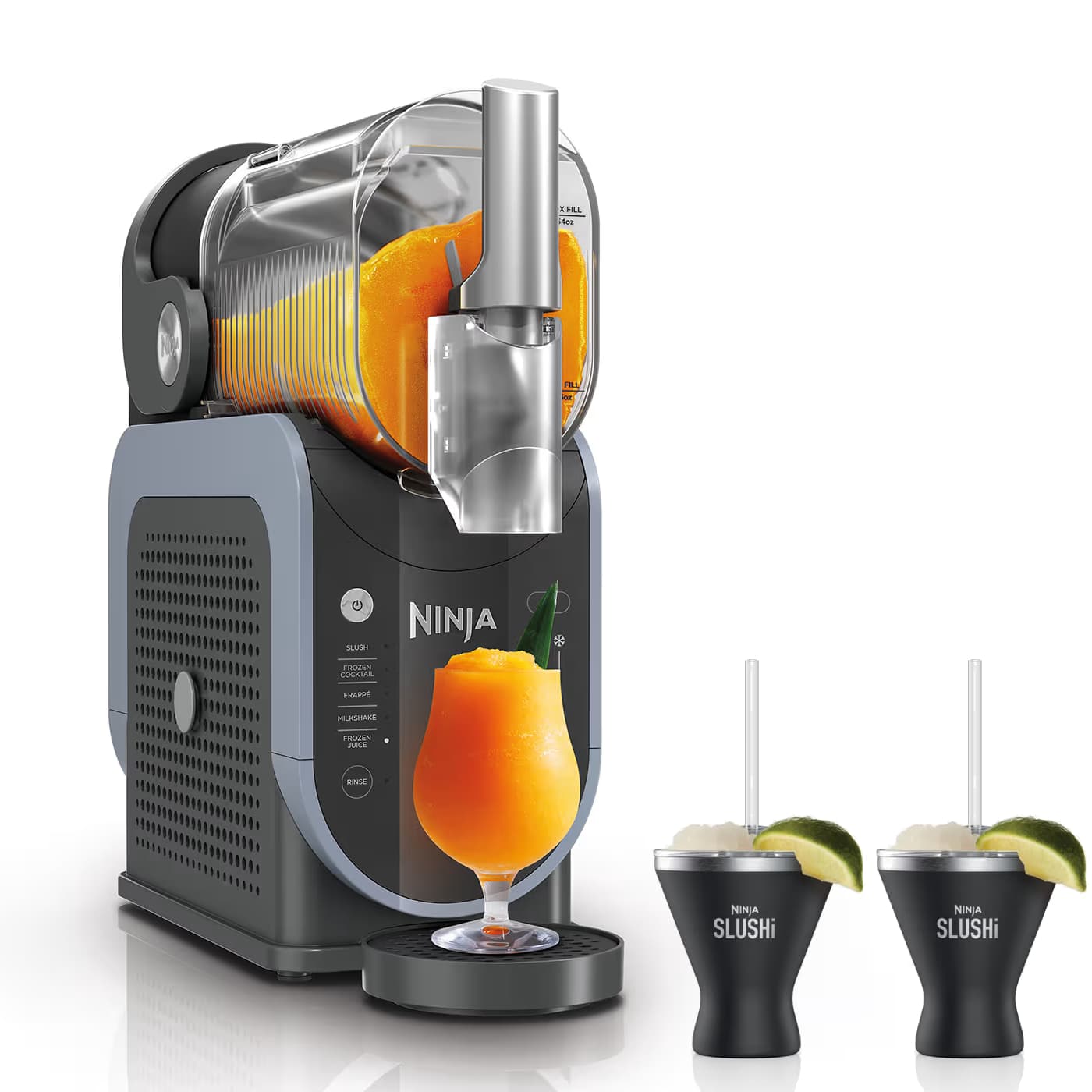 Macchina Per Granite Ninja Slushi (Set Con 2 Bicchieri Da Frozen Cocktail) Fs301Eub