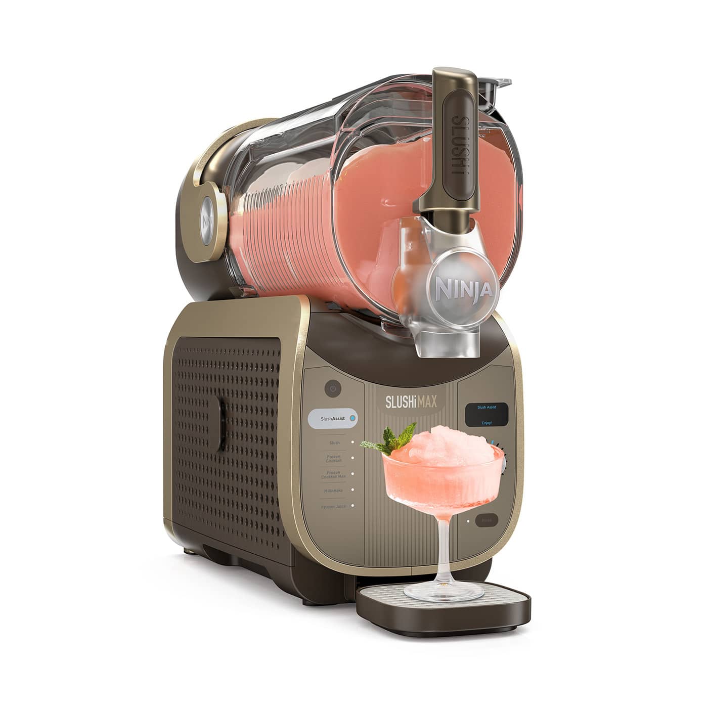 Ninja SLUSHi MAX Slush-Eismaschine für gefrorene Getränke – Mokka FS605EUBR