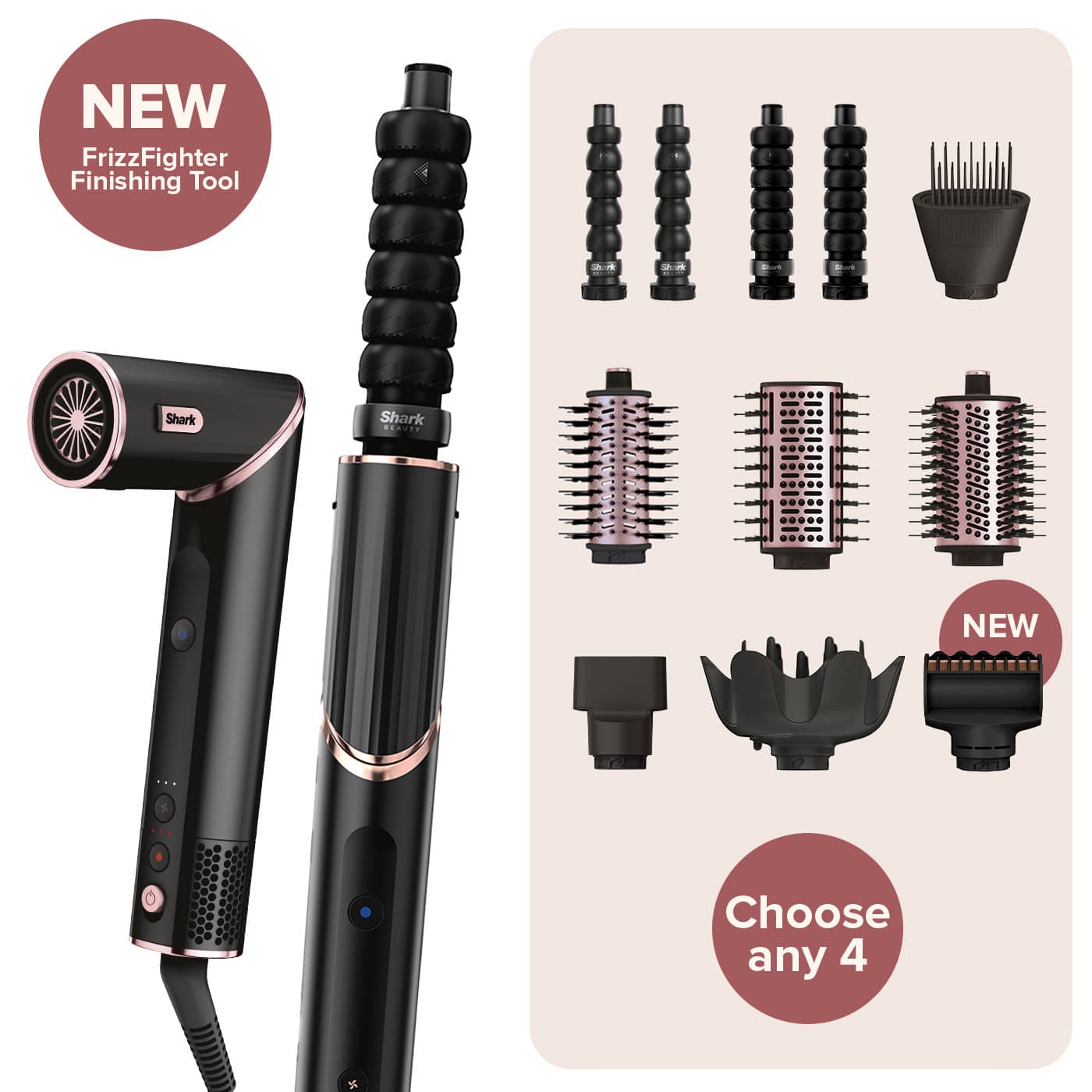 Shark FlexStyle Build Your Own Air Styling & Hair Drying System [Black]