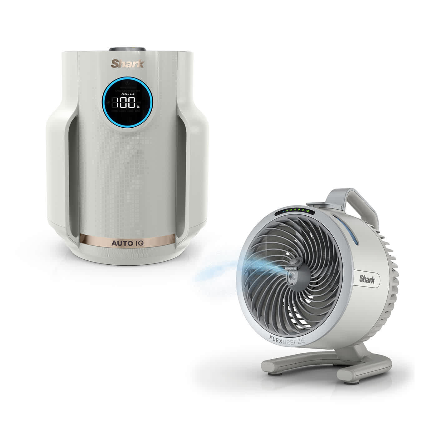 Purificateur d’air Compact Pro Shark et Ventilateur brumisateur Shark FlexBreeze HydroGo - vue 3
