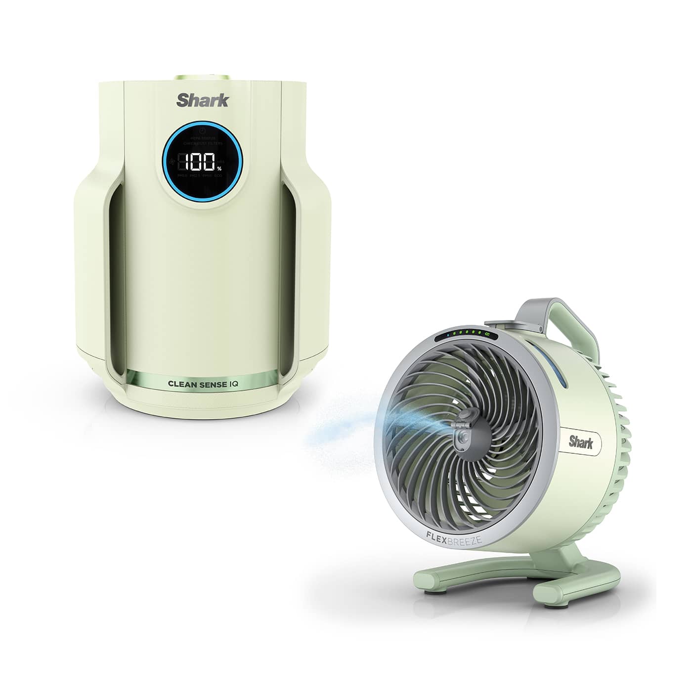 Purificateur d’air Compact Pro Shark et Ventilateur brumisateur Shark FlexBreeze HydroGo - vue 2
