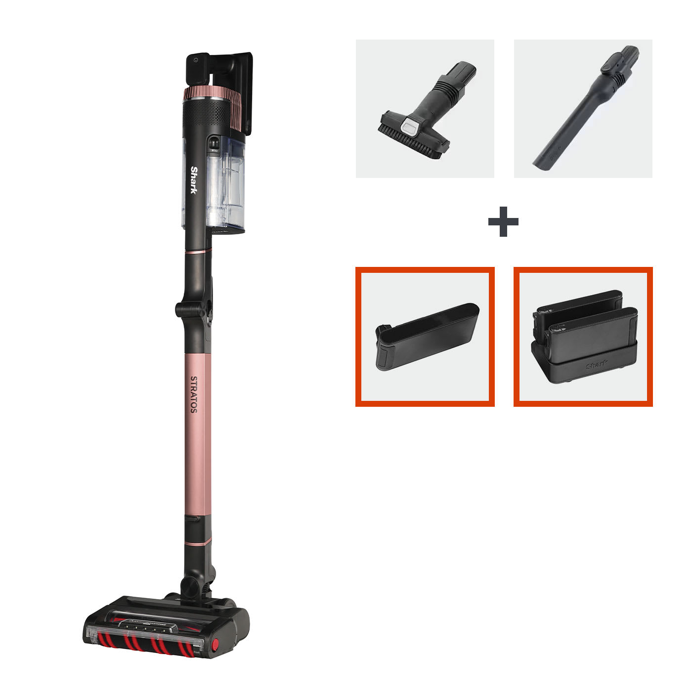 Aspirapolvere senza filo Shark Stratos (Batteria Doppia) IZ400EUB