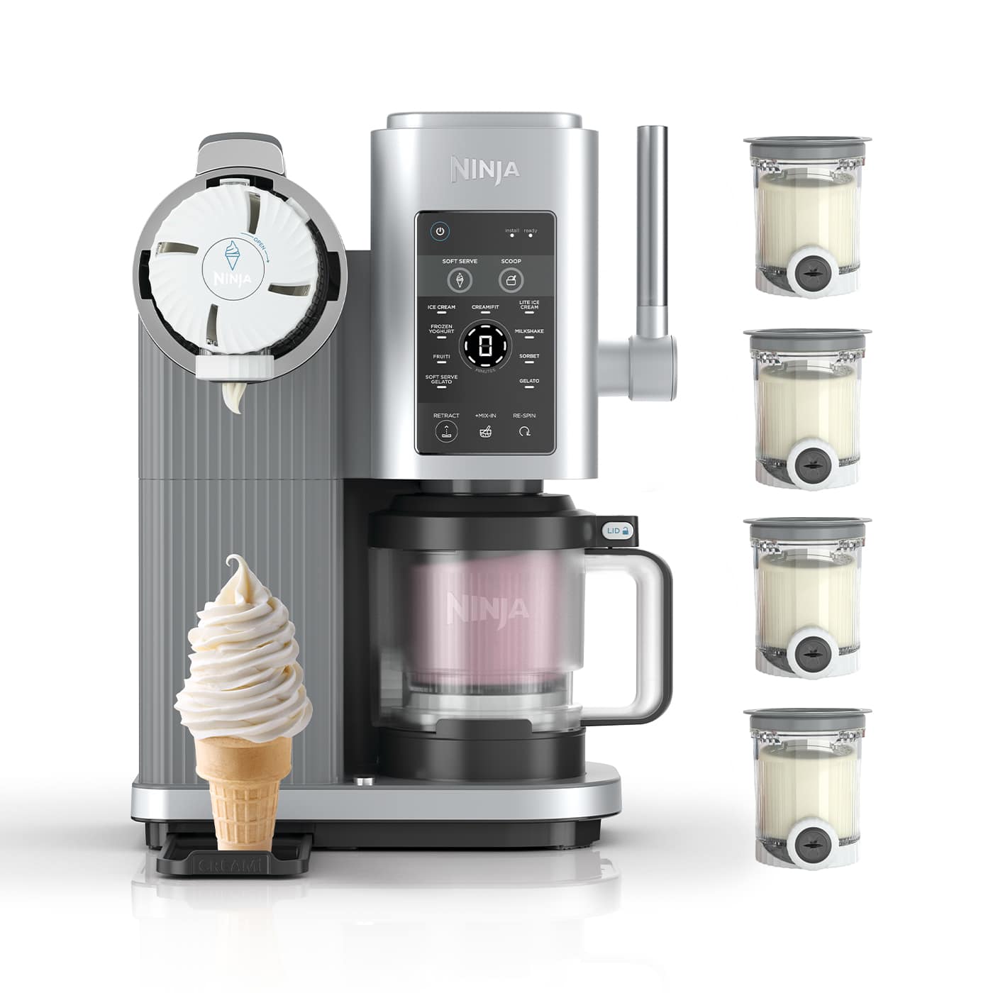 Ninja® CREAMi® Scoop & Swirl - Family Pack - NC701EU2CUP