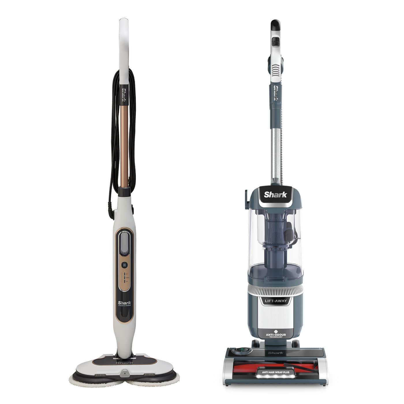 Shark Pet Vacuum and Steam Mop Upright Bundle NZ780S820UK