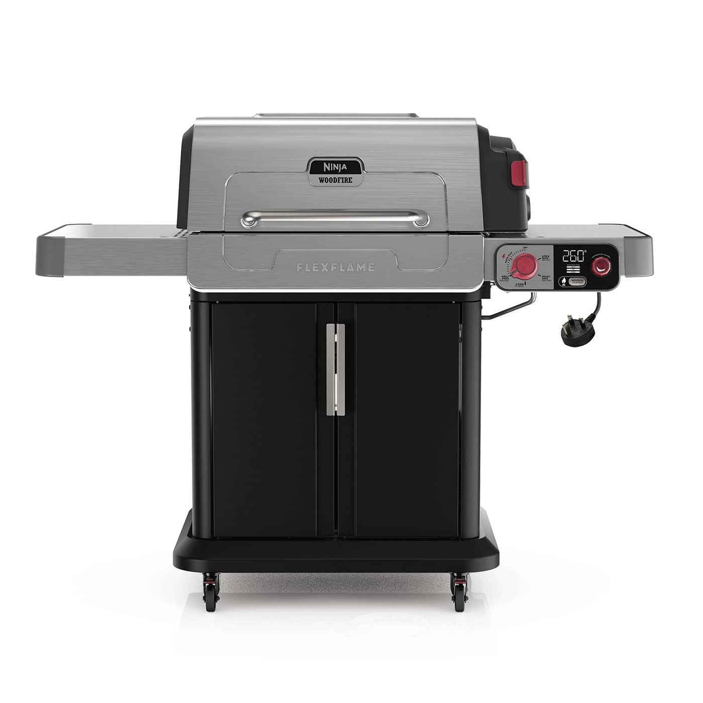 Ninja FlexFlame Gas BBQ & Outdoor Cooking System - Black & Stainless Steel PG301UK