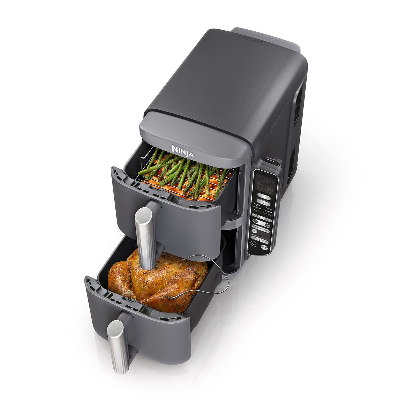 Airfryer Ninja Double Stack avec Thermosonde SmartCook 9 5 SL451EU - vue 2