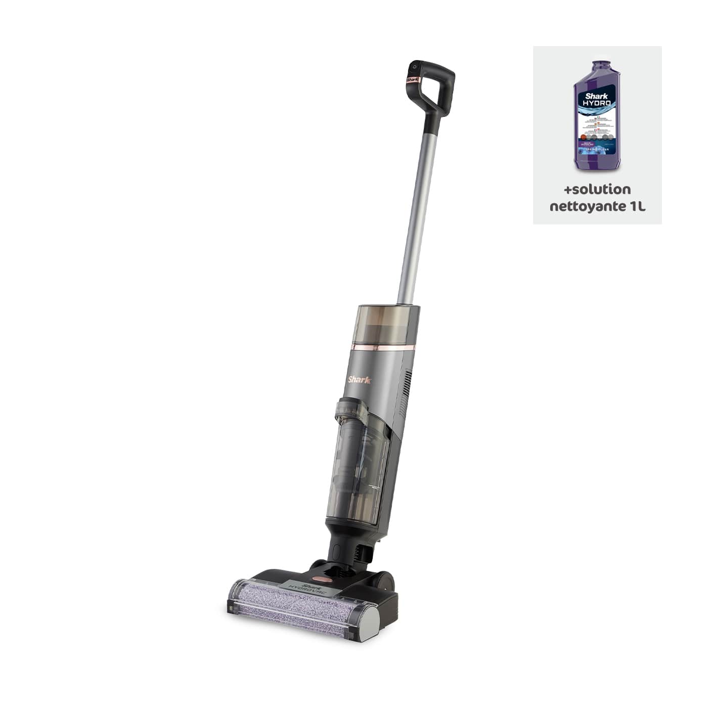 Aspirateur laveur sans fil Shark HydroVac avec nettoyant multi-surfaces 1L