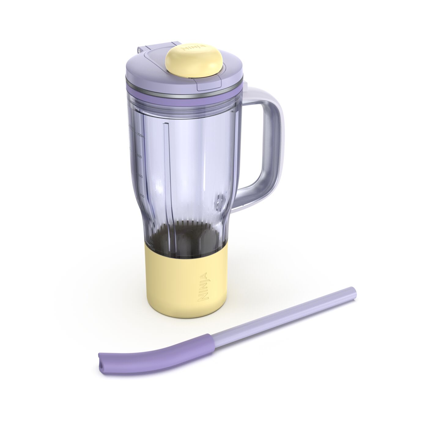 Borraccia Con Manico Ninja Blendboss - Lilla/Giallo