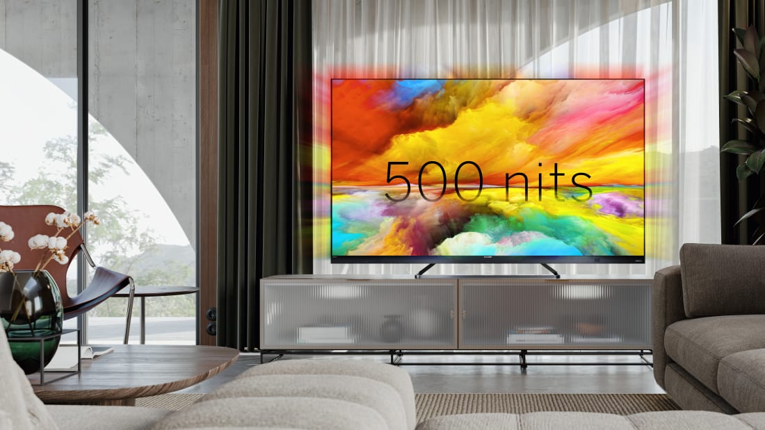 High brightness (400-500 nits) for the best HDR experience High brightness (400-500 nits) for the best HDR experience
