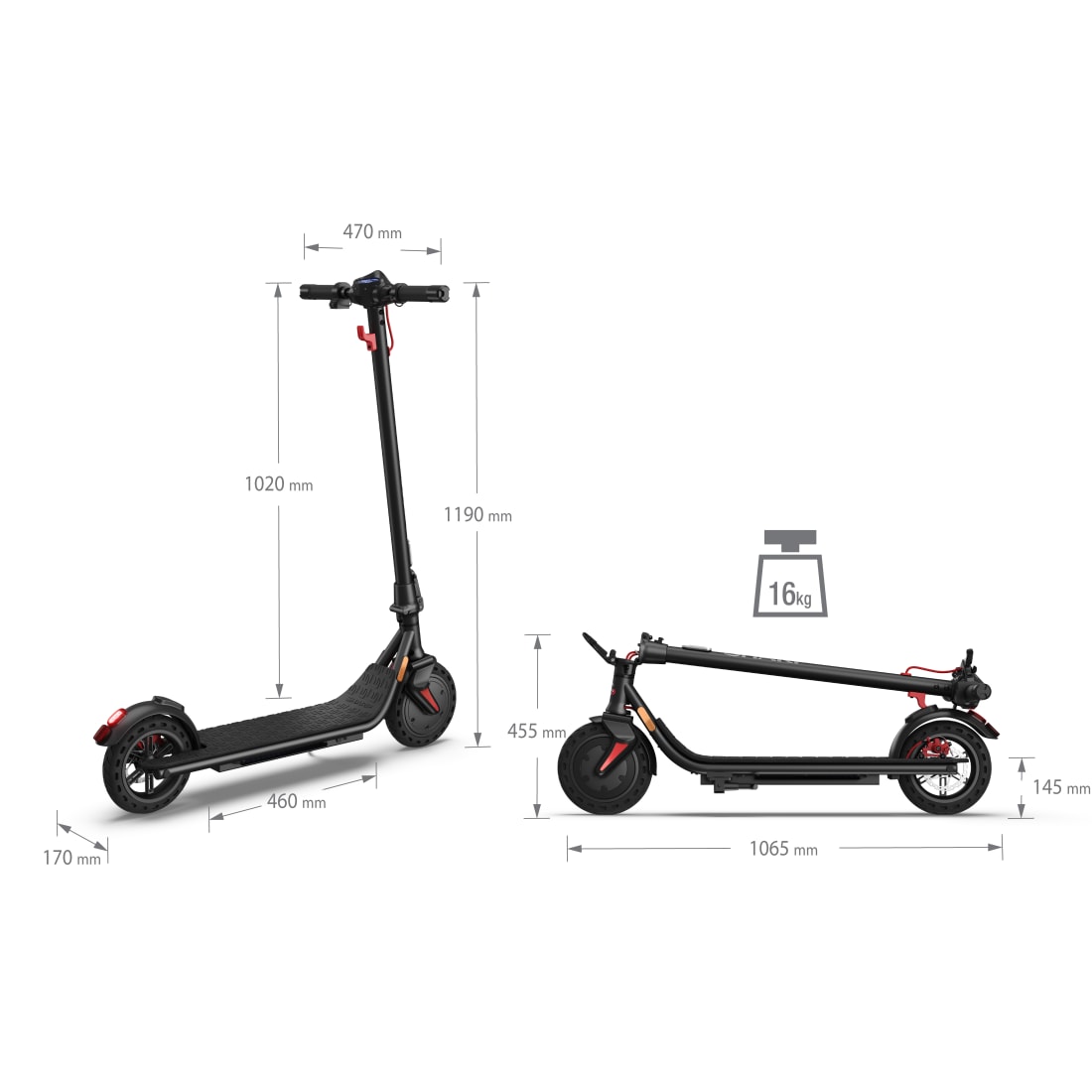 Electric scooter - EM-KS3AEU-B