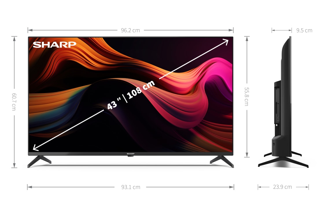 GOOGLE SHARP Europe ULTRA TV™ Sharp LED 43\