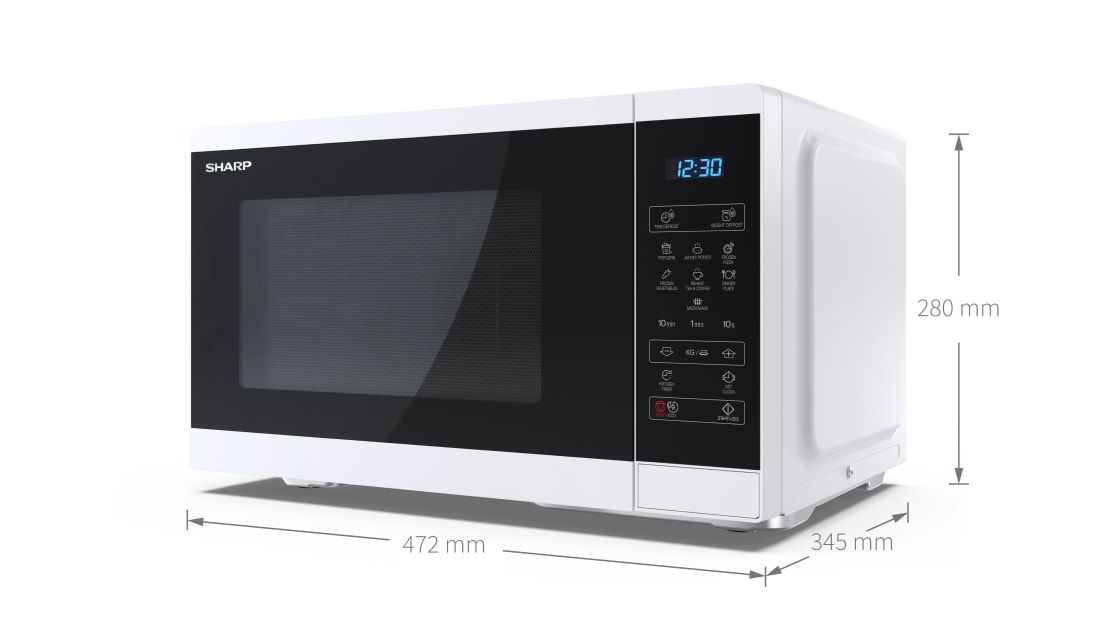 YC-MS252AE-W - Horno microondas de 25 litros