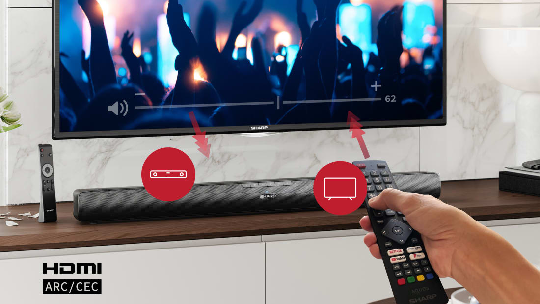 Barra De Sonido Caixa Barra Bluetooth Som Tv Smart Hdmi Subw