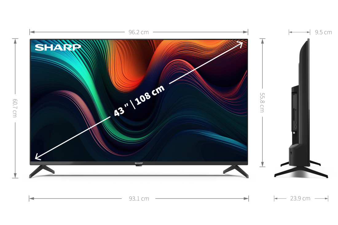 43 4K ULTRA HD SHARP ROKU TV