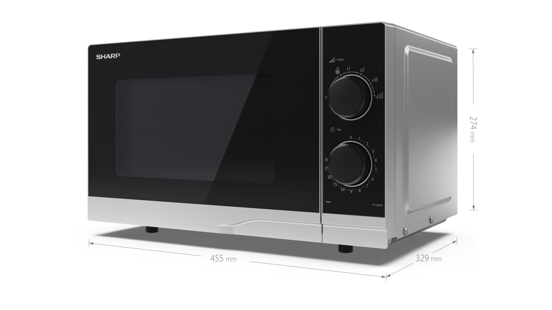 20 Litre Microwave Oven | YC-PS201AE-S - Sharp Europe