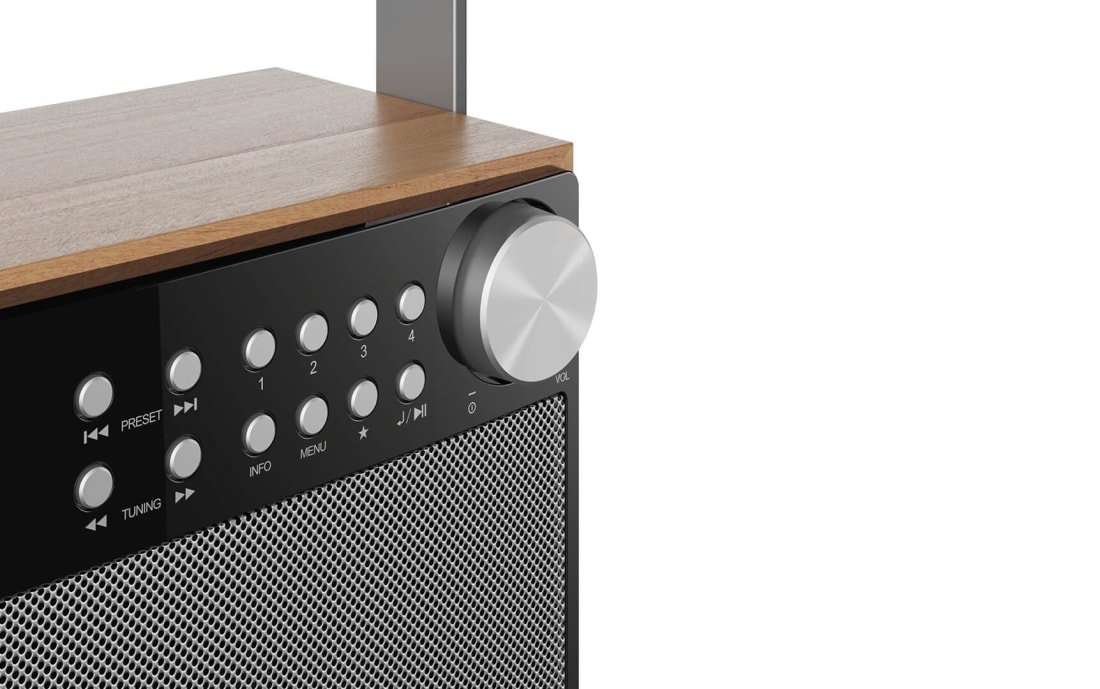 Rádio - RÁDIO DAB BLUETOOTH® PORTÁTIL ESTÉREO