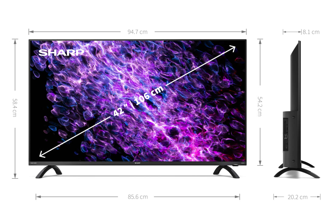 Android-TV, 4K UHD - 42" 4K ULTRA HD ANDROID TV™