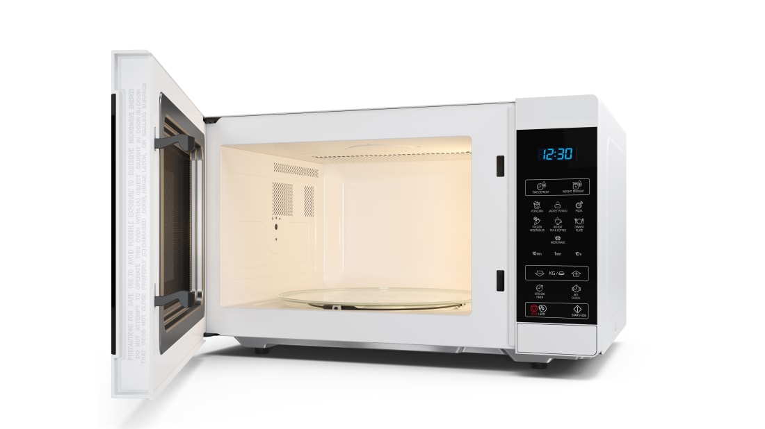 YC-MS51E-W - Horno microondas de 25 litros