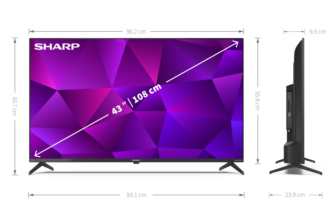 Android-TV, 4K UHD - 43" 4K ULTRA HD ANDROID TV™