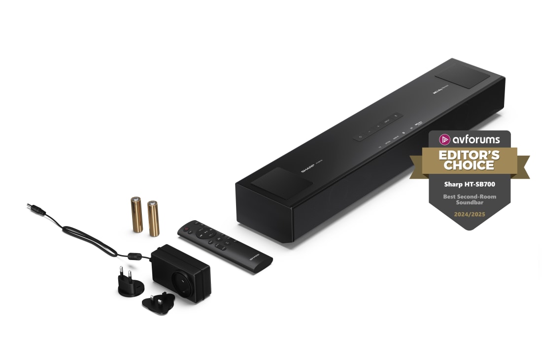 2.0.2 Compact Dolby Atmos® Soundbar | HT-SB700 - Sharp Europe 2.0.2 Compact Dolby Atmos® Soundbar | HT-SB700 - Sharp Europe
