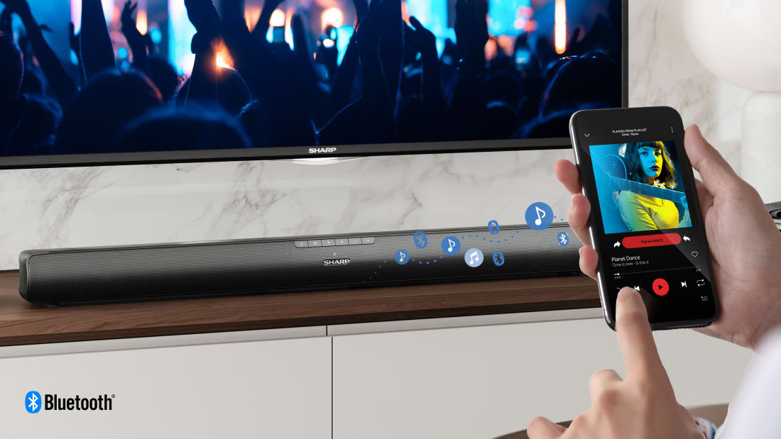 Barre de son - BARRE DE SON 2.0 AVEC HDMI ET BLUETOOTH®