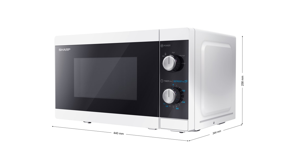 YC-MS01E-W - Horno microondas de 20 litros