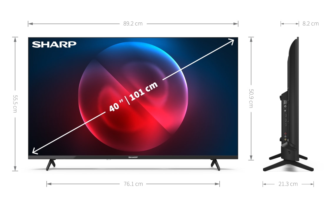 Android TV HD/Full HD - SHARP ANDROID TV™ FULL HD de 40 pol.